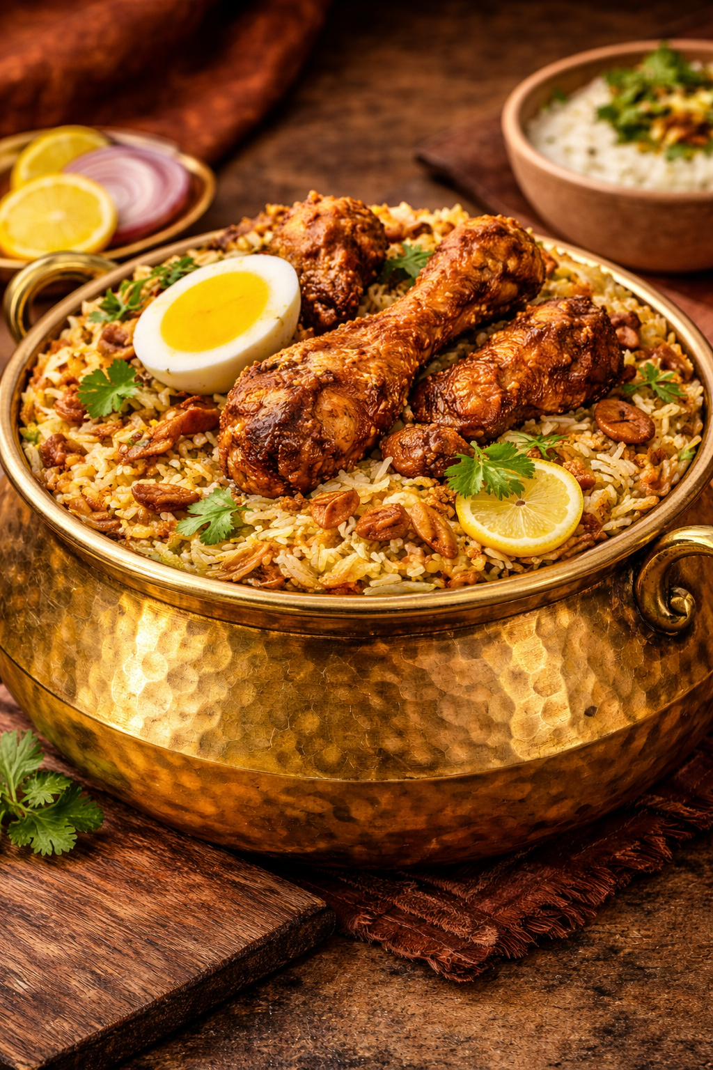 Hyderabadi Chicken Dum Biryani